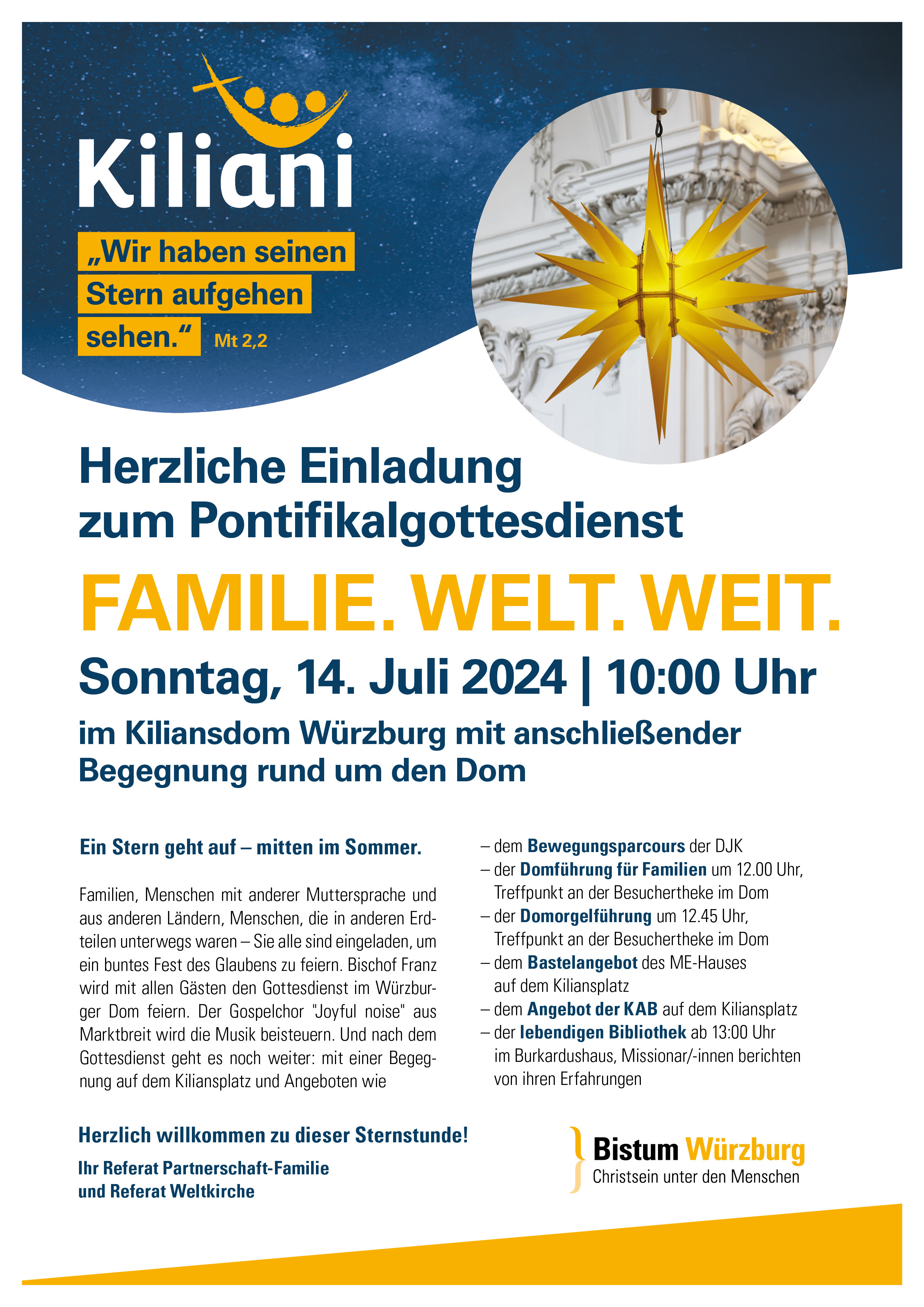 2024 07 05 Plakat Familie Welt Weit